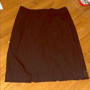 Black pencil skirt